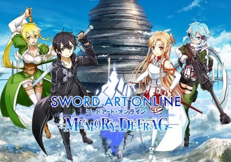 game anime 5 sword art online memory defrag
