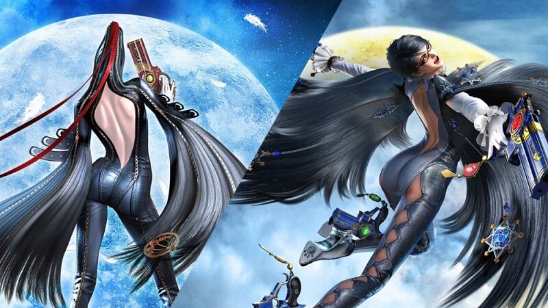 Bayonetta - game with hot scenes of the main character