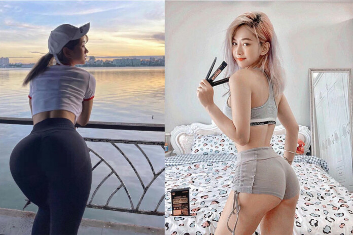 le-bong-mac-quan-bo-lo-chi-tiet-nhay-cam-1 Lê Bống mặc quần bó sát ôm mông lộ cả bộ phận nhạy cảm