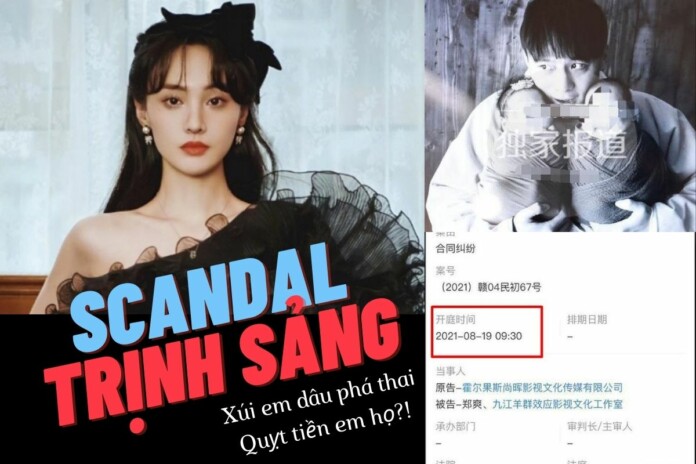 scandal-trinh-sang-chua-ha-nhiet-bi-nguoi-than-to-bi-doan-phim-kien Scandal Trịnh Sảng chưa hạ nhiệt, tiếp tục bị đoàn phim kiện còn bị tố xúi em dâu bỏ con