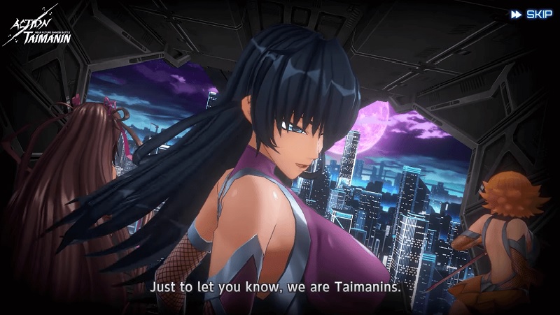 Cốt truyện của Action Taimanin đưa người chơi vào một thế giới tàn khốc