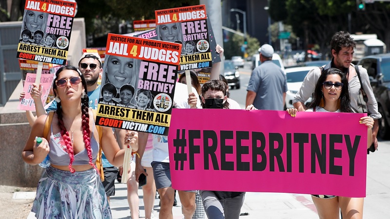 phong trào biểu tình đòi trả tự do lại cho Britney Spears đang dâng cao hơn bao giờ hết
