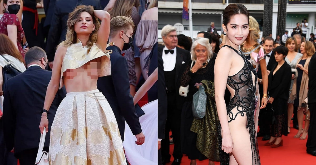 Cannes 2021 thu hút nhiều kiểu diện trang phục hở bạo trên thảm đỏ, Ngọc Trinh cũng đã từng nằm trong số đó