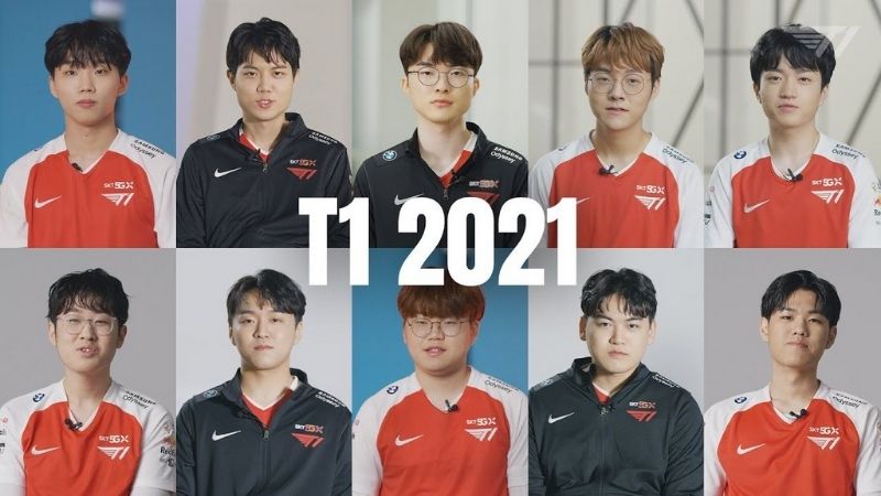 Full team T1 LCK Mùa giải 2021