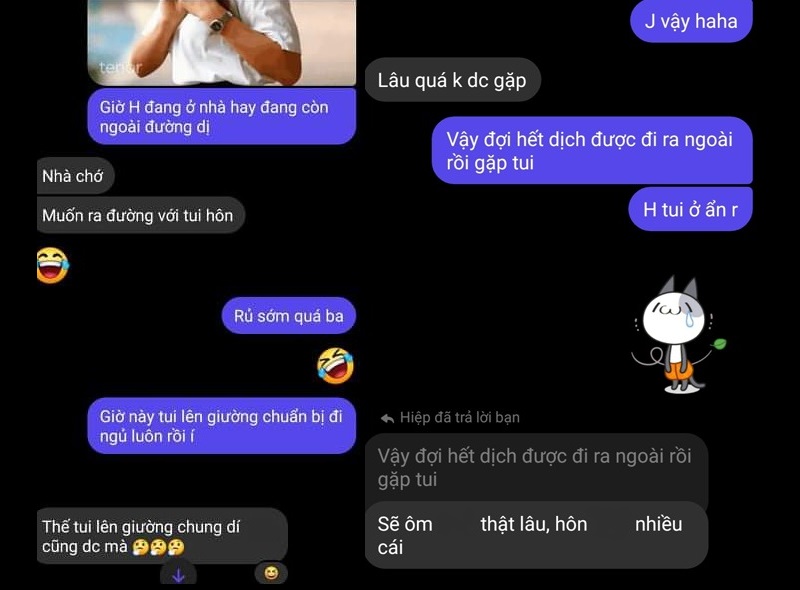 Gạ chịch từ trong trường ra tới ngoài phố, từ story FB Insta đến Tinder…