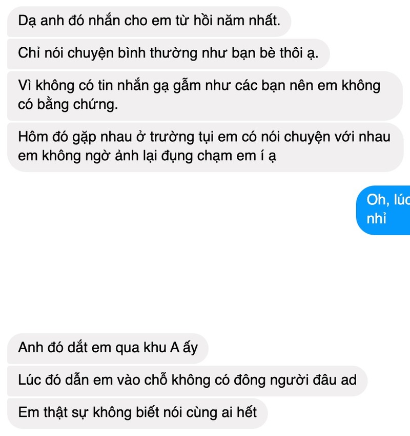 Gạ chịch từ trong trường ra tới ngoài phố, từ story FB Insta đến Tinder…