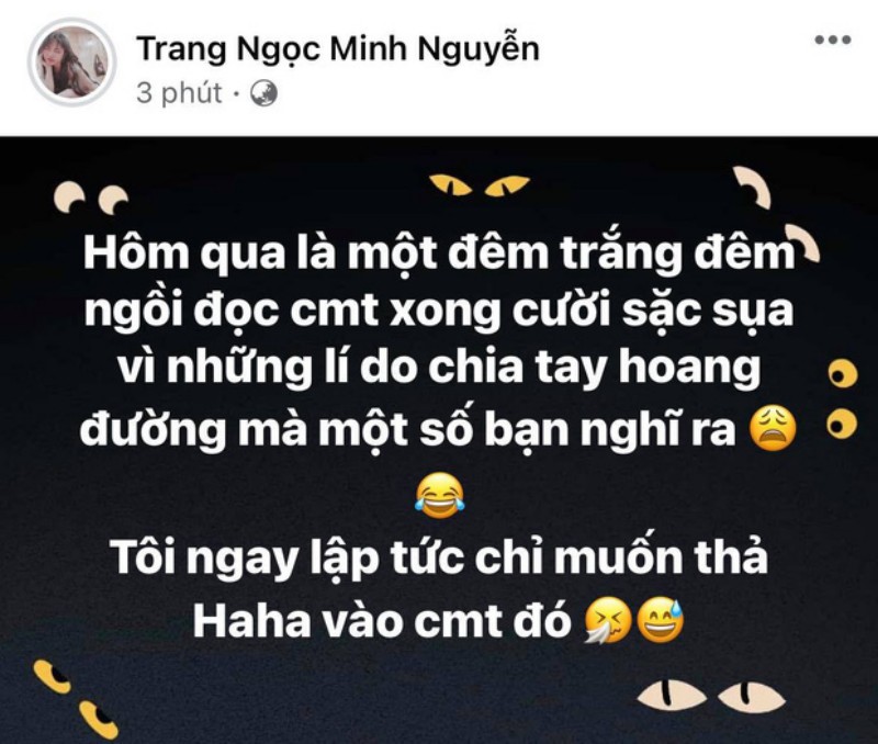 Lương Minh Trang chia sẻ hậu chia tay Vinh Râu