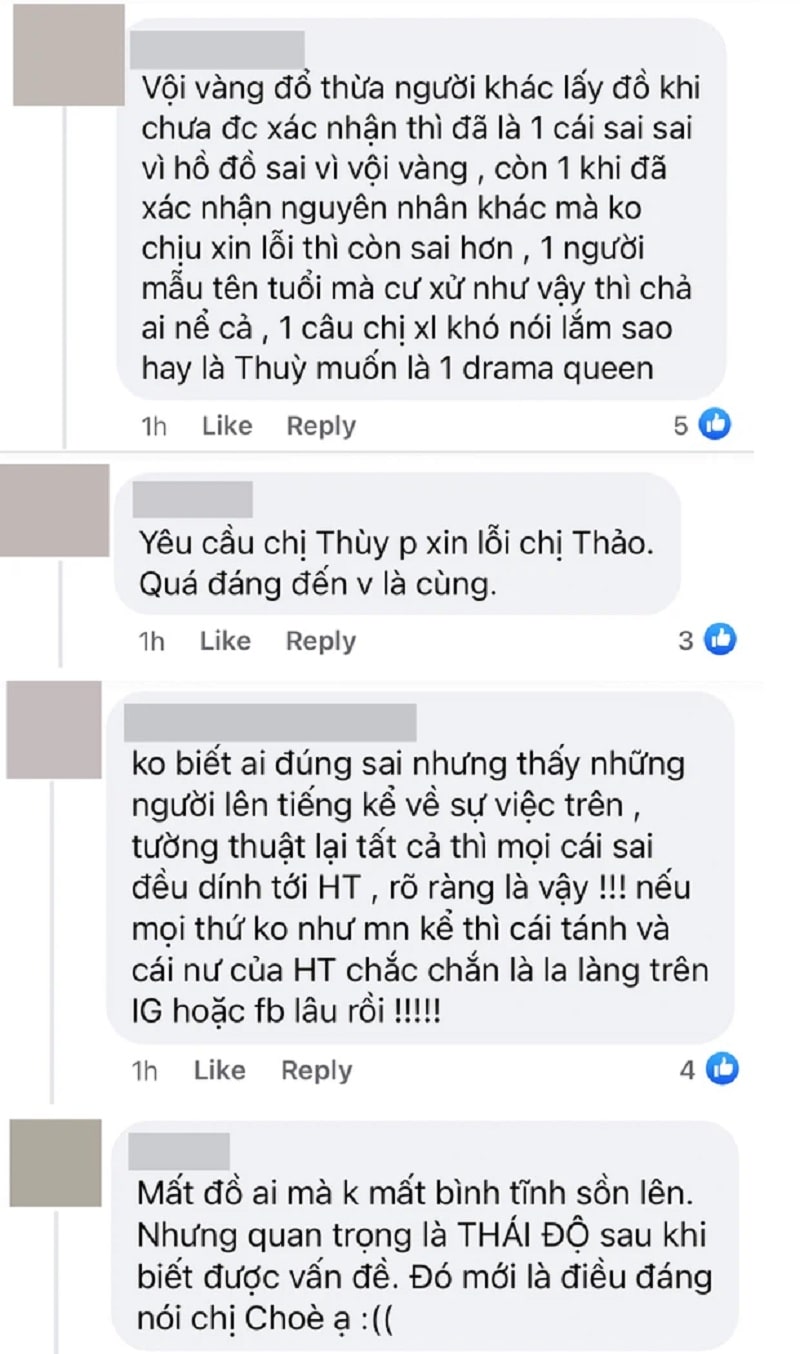 Hoàng Thùy nạt, vu oan Thanh Thảo vì ăn cắp chiếc túi hiệu 2