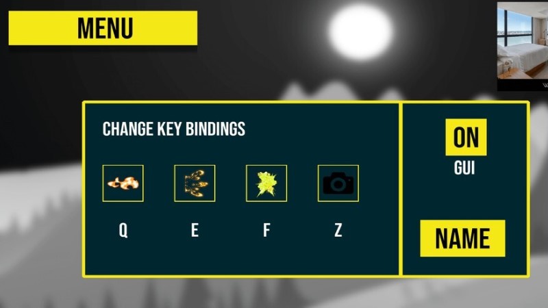 Bước 5: Trong mục “Options”, bạn có thể xem và sửa đổi những phím sẽ sử dụng bằng cách nhấp vào biểu tượng và ấn phím mong muốn. Để quay lại màn hình chính, chỉ cần chọn Menu ở góc trên bên phải.