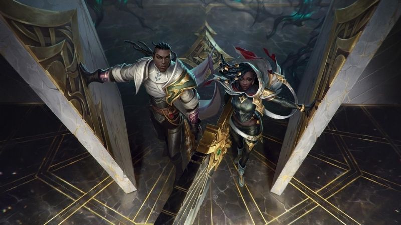 Lucian and Senna gathered the Guardians of the Light