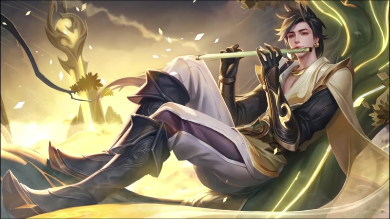 General Murad's Supreme God Sword skin also inherits the prototype image of the Ly Bai skin in the King of Glory game