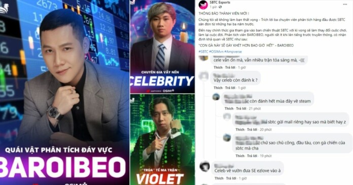 nhan-su-moi-sbtc Giữa lùm xùm Celebrity giải nghệ - SBTC Esports bất ngờ giới thiệu người mới khiến fan hoang mang