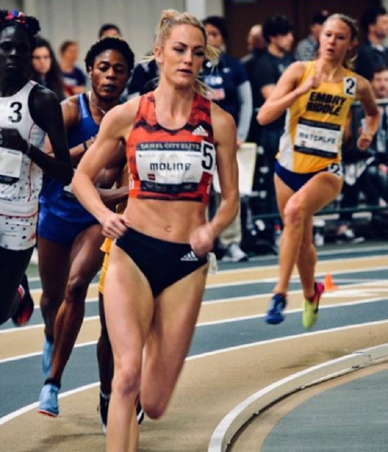Olympic Tokyo 2021 - Georganne Moline - chân chạy điền kinh của Mỹ