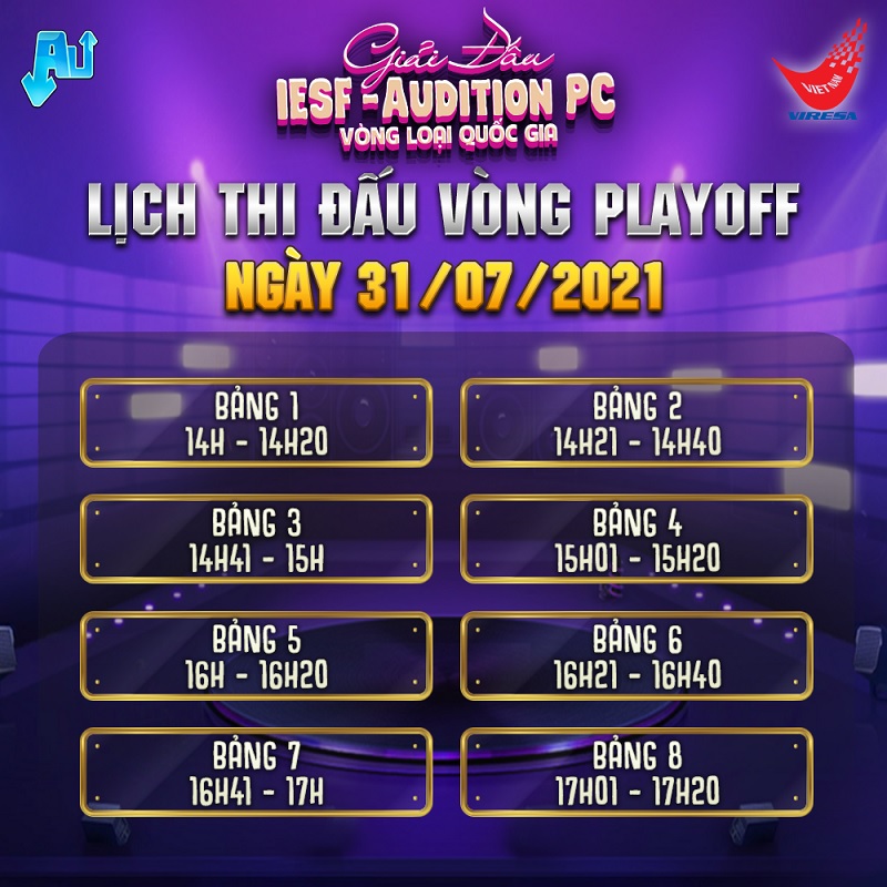 Thời gian thi đấu vòng loại