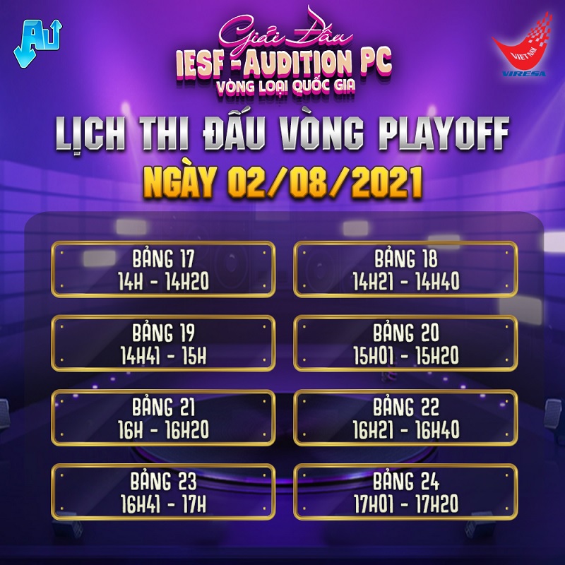 Thời gian thi đấu vòng loại