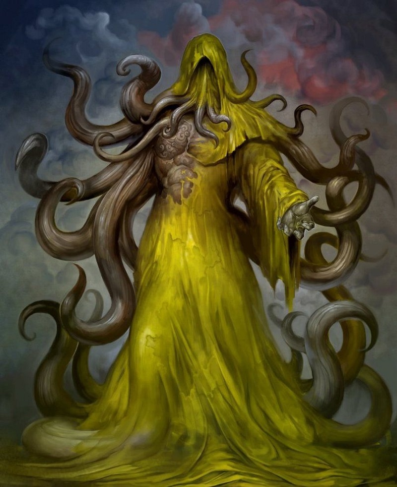 Nhân vật trong huyền thoại Cthulhu, The King In Yellow được cho là kẻ đã nhập vào đứa bé trong game The Baby In Yellow.