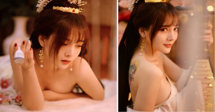 Chùm ảnh Trần Thu khỏa thân khoe ngực cực quyến rũ