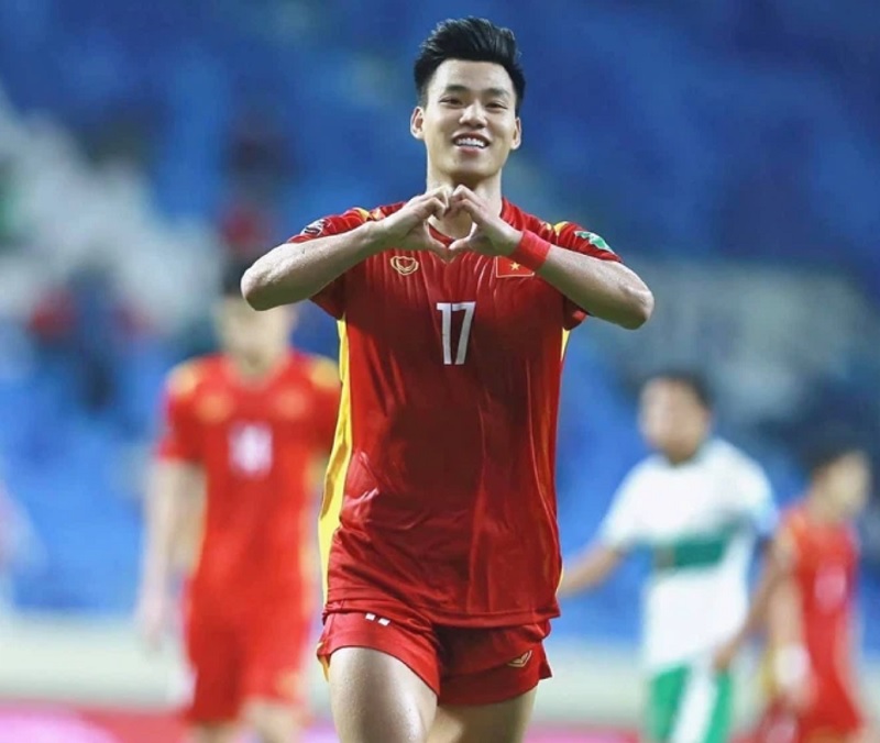 Văn Thanh là một trong những cầu thủ xuất sắc của đội tuyển bóng đá Việt Nam