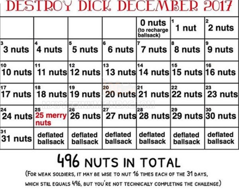 Luật DDD, luật Destroy Dick December, cách thực hiện thử thách DDD