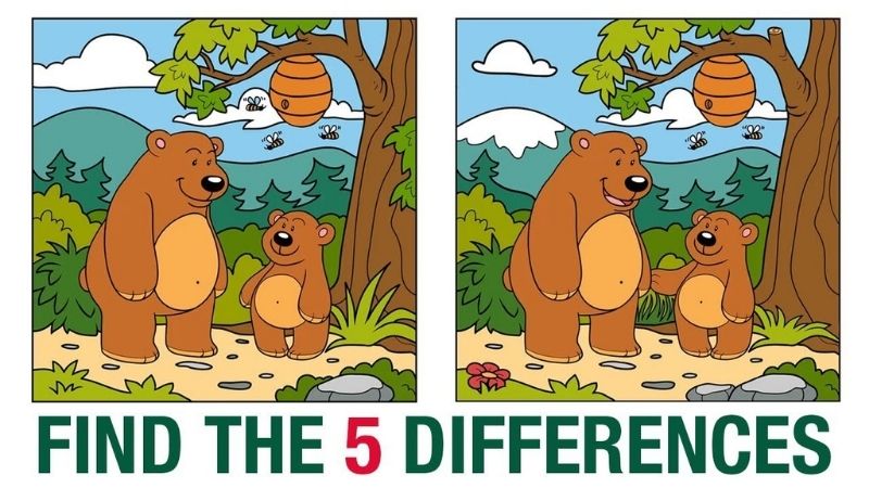 Find 5 Differences - Trò chơi tìm điểm khác nhau có nhiều lượt tải nhất.