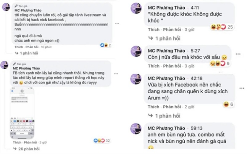 phản ứng đáng yêu của MC Phương Thảo