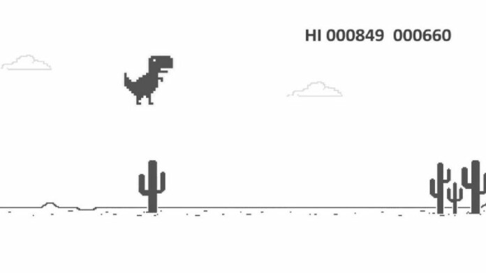 T-Rex Game - Trò chơi khủng long thú vị mỗi khi rớt mạng