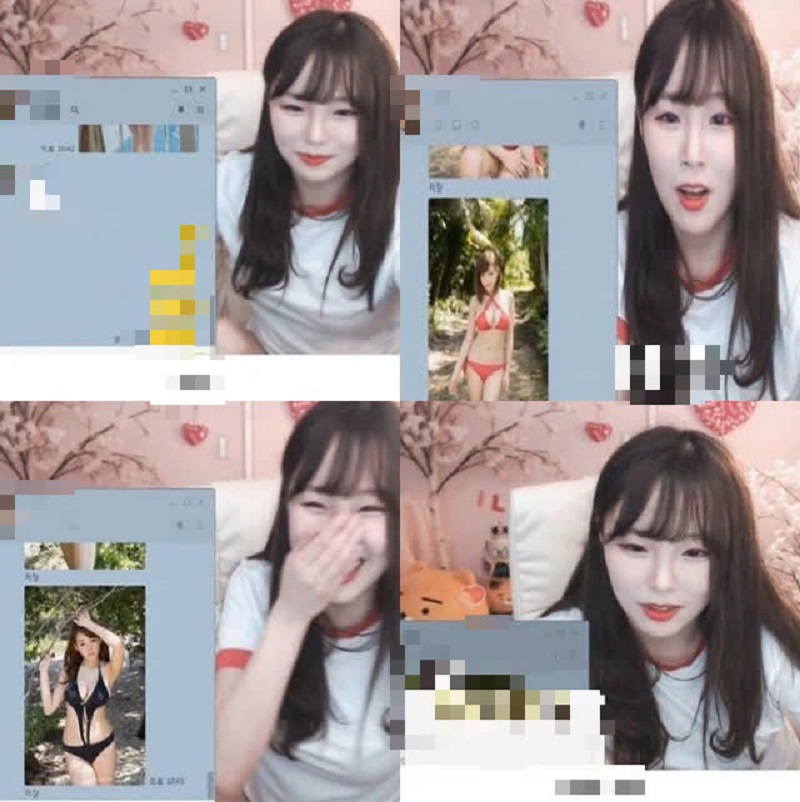Nữ Streamer Hàn Quốc Coco gửi hình ảnh vòng 1 cho em trai để xem phản ứng