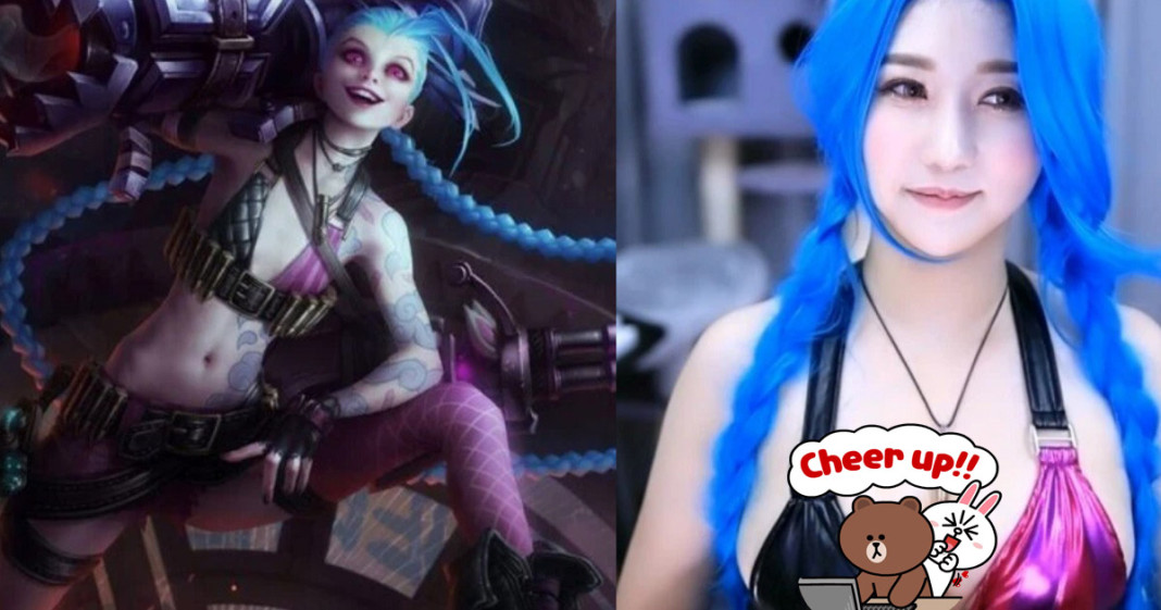 Cosplay Jinx vì yêu thích nhưng nữ streamer Hàn Quốc bị cho là gây ra thảm họa vì vòng 1 quá cỡ