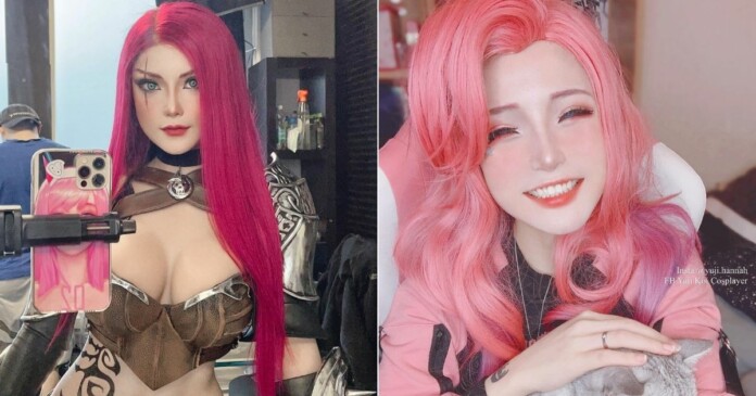 cosplay-nu-tuong-toc-chien-cua-hot-girl-goc-viet-10 Cosplay tướng Tốc Chiến LMHT, hot girl Việt khoe vòng 1 căng đét gây ấn tượng mạnh với cộng đồng