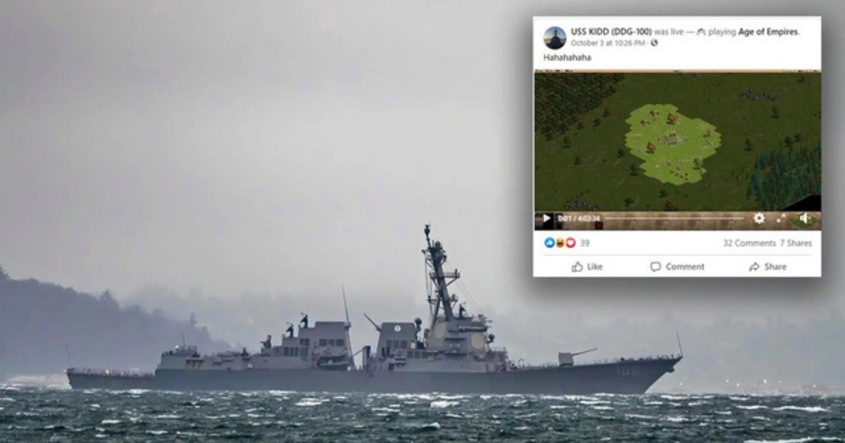 Hack fanpage của Hải quân Mỹ để livestream Đế Chế