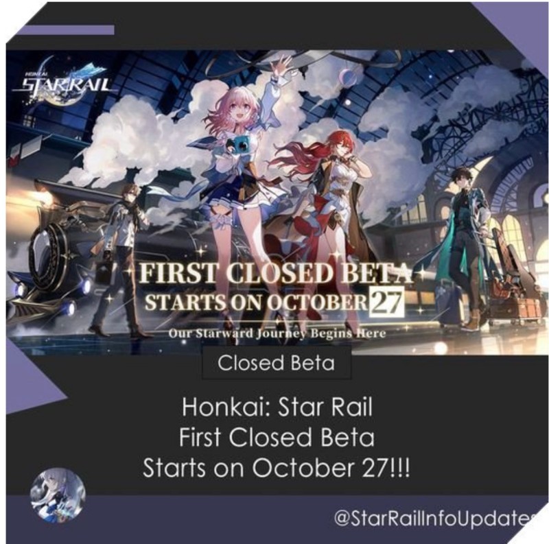 Honkai Star Rail tung bản Closed Beta vào 27/10/2021
