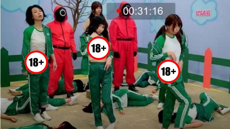 Lộ clip Squid Game 18+, nữ Youtuber đầu tư tiền tỷ khóc ròng