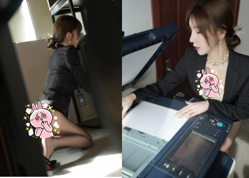 Hot girl Zhou Yuxi tung ảnh nóng công sở khiến tạp chí cháy hàng zhou yuxi