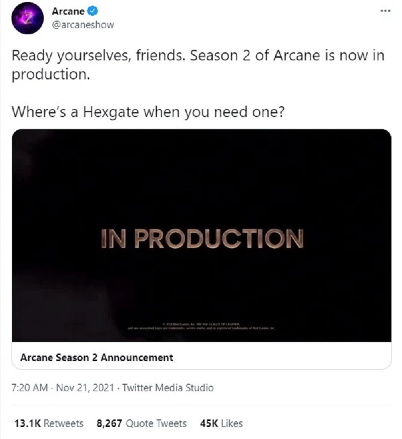aracne mua 2 thông báo chính thức từ Riot Games