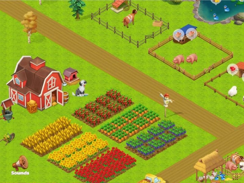 Game nông trại Happy Land sẽ đưa người chơi hóa thân thành ông chủ nông trại để trải nghiệm cuộc sống nông thôn