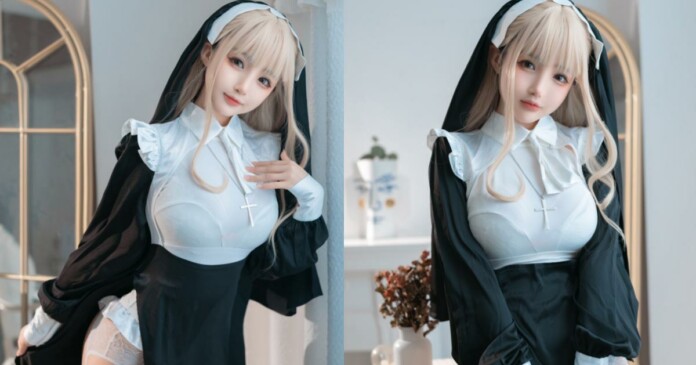 hot-girl-nhat-ban-cosplay-nu-tu-si-cuc-mlem-0 Cosplay nữ tu sĩ trở thành trend sau vụ con cá của streamer Niki lời thú tội online