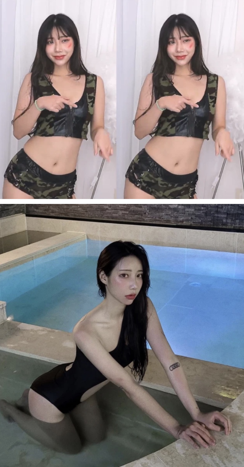 Momoro - nữ streamer mặc bikini khoe body bốc lửa