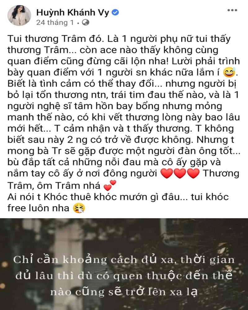 Vợ Phan Mạnh Quỳnh chia sẻ