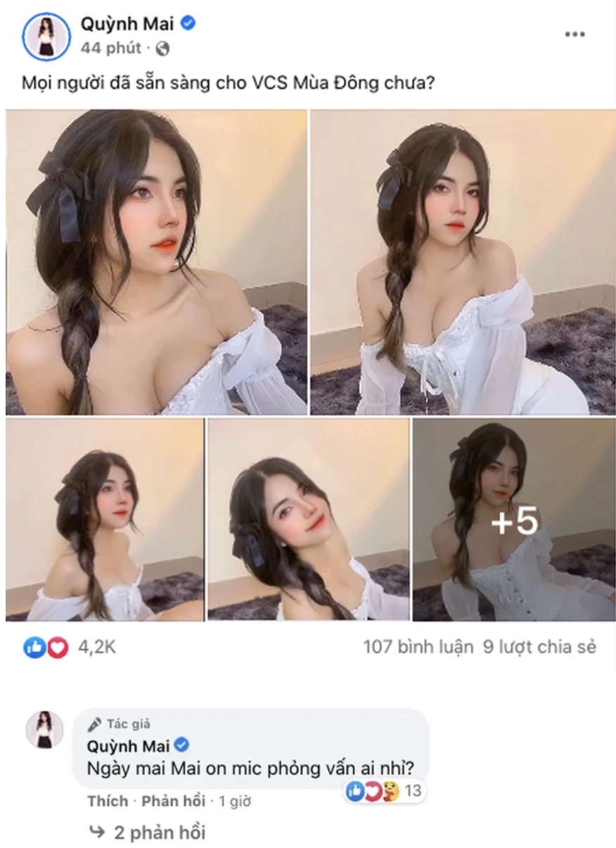 Mai Dora được mệnh danh là nữ streamer nóng bỏng nhất Việt Nam