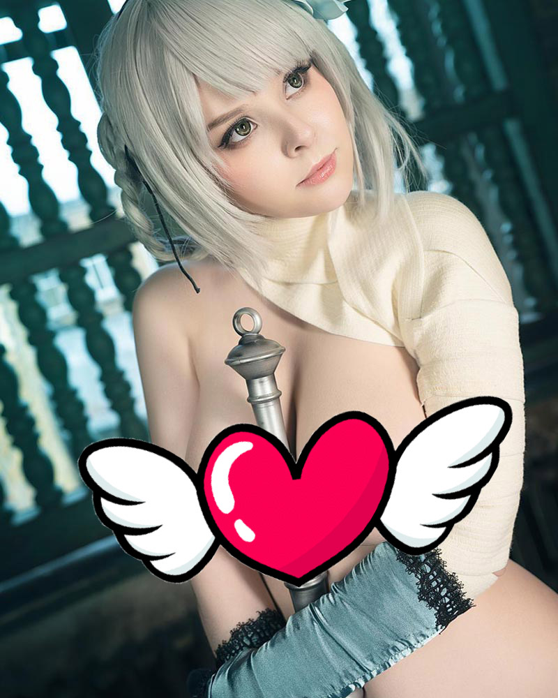 Nude cosplay Kaine không che Helly để lộ cả vòng 1 căng tròn trước ống kính nude cosplay