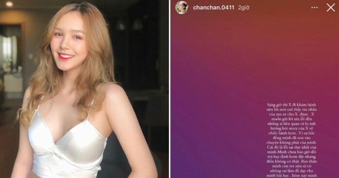 sau-linh-ngoc-dam-xoai-non-bat-ngo-len-tieng-xin-loi-5 Sau Linh Ngọc Đàm, Xoài Non bất ngờ lên tiếng xin lỗi về “chiếc bánh kem trà xanh”