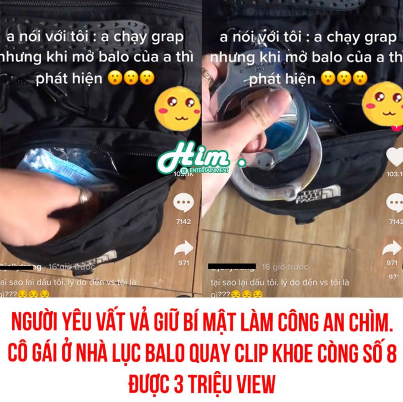 Clip tiktok lục balo 