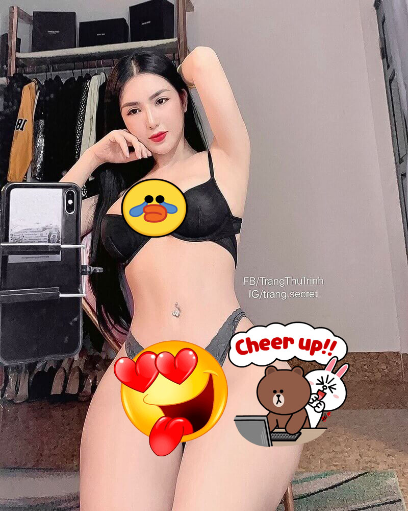 Ảnh nóng của hot girl 18+ Trịnh Thu Trang - cô Trang siêu vòng 3