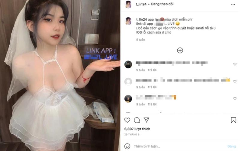 Content 18+ quảng cáo cờ bạc, clip nóng núp bóng sugar baby 2