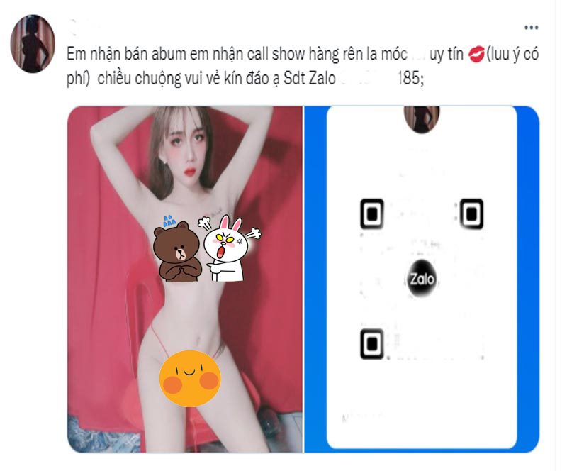 Content 18+ quảng cáo cờ bạc, clip nóng núp bóng sugar baby 4