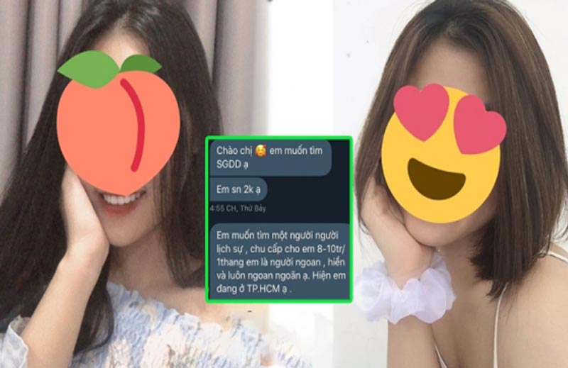 Content 18+ quảng cáo cờ bạc, clip nóng núp bóng sugar baby 7