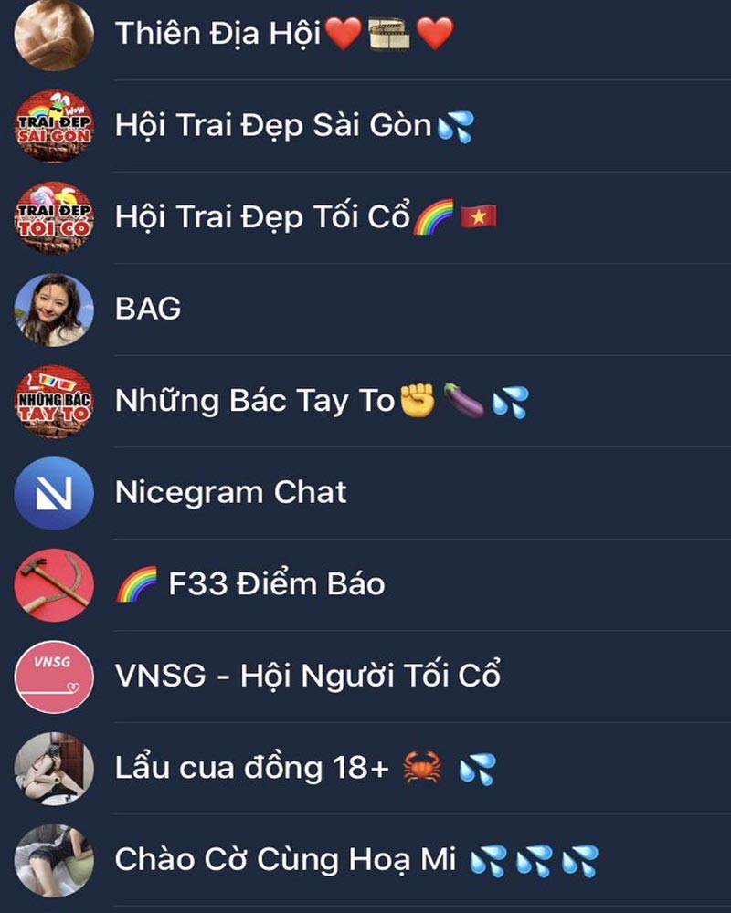 Content 18+ quảng cáo cờ bạc, clip nóng núp bóng sugar baby 6