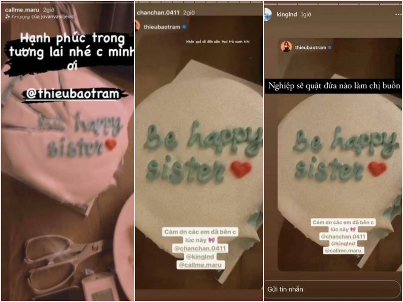 Kịch là gì?  Drama trà xanh bùng nổ khi các gương mặt hot như Xoài Non, Linh Ngọc Đàm đăng tải lên mạng xã hội câu chuyện về chiếc bánh trà xanh Tùng Maru tặng Thiều Bảo Trâm. 