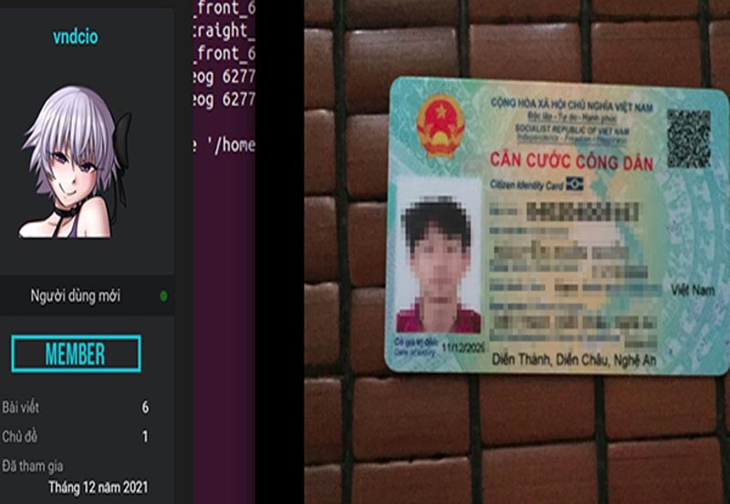tài khoản Vndcio rao bán thông tin dữ liệu của ONUS