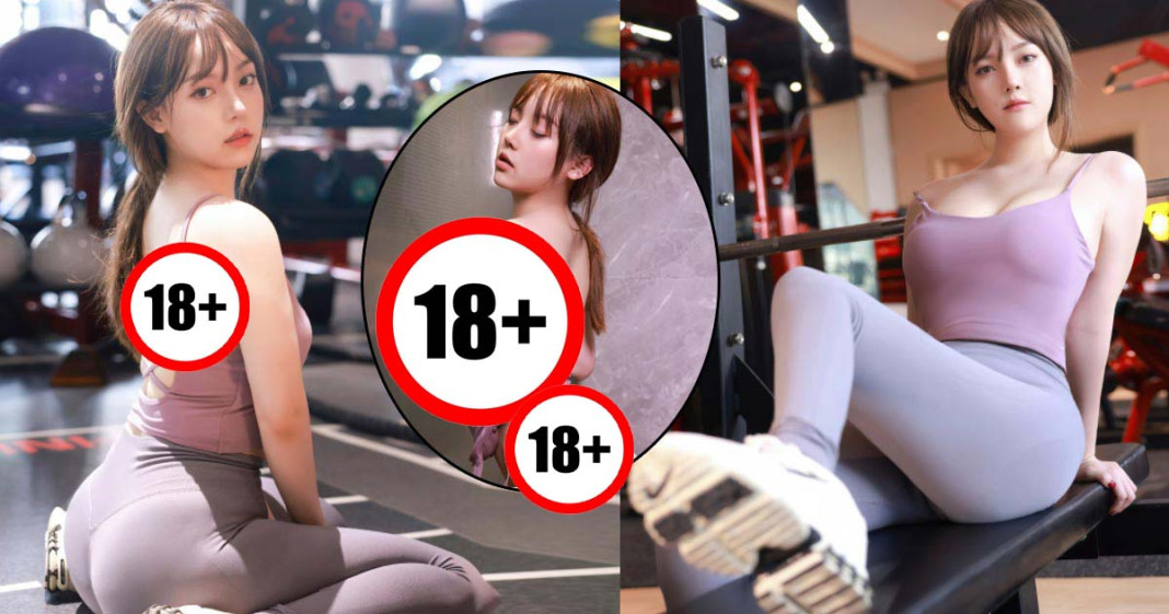 Hot girl 18+ Dou Ban Jiang gây tranh cãi khi khoe ảnh nội y ở phòng tập gym